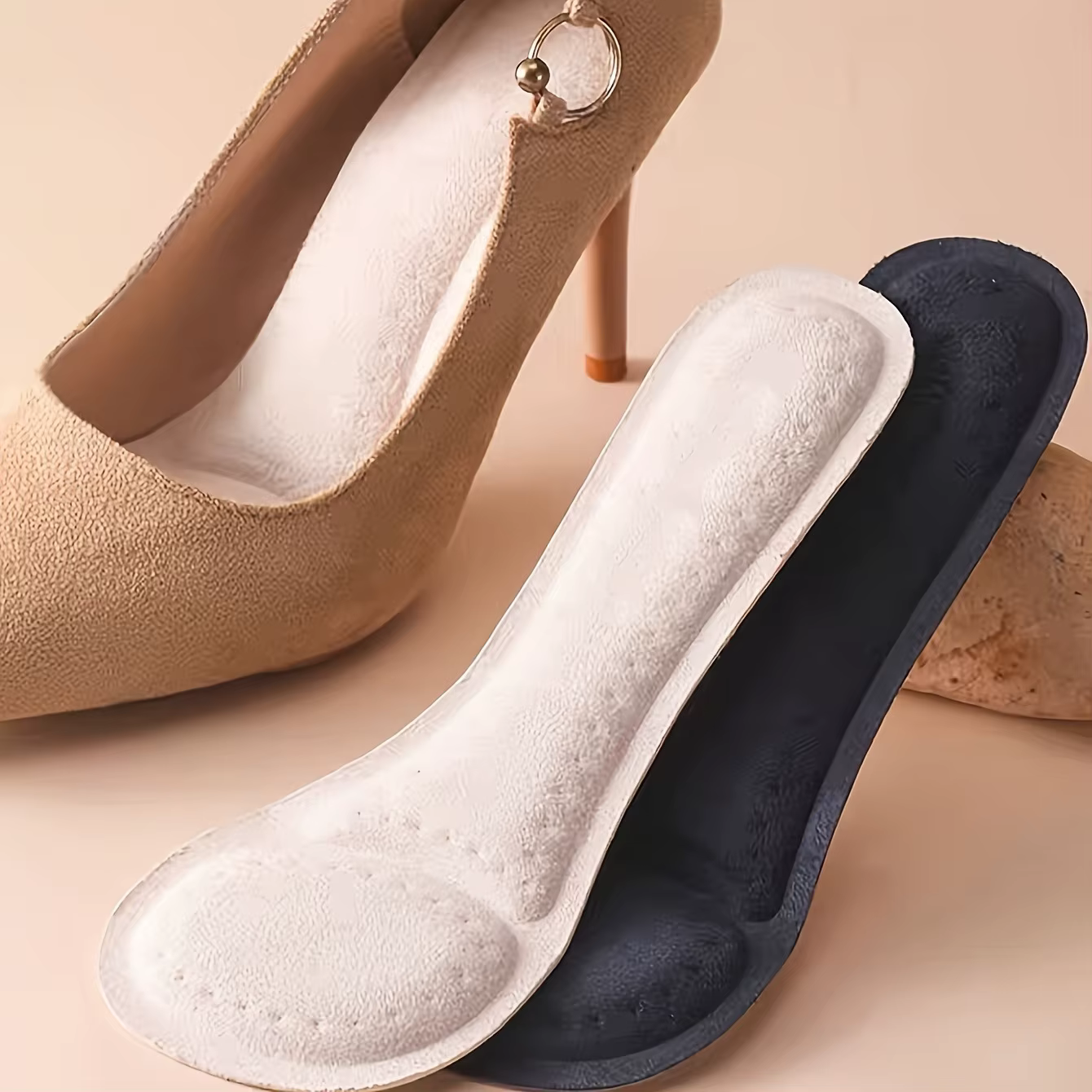 1 paire de semelles intérieures antidérapantes et absorbant les chocs pour femmes | Coussinets de chaussures