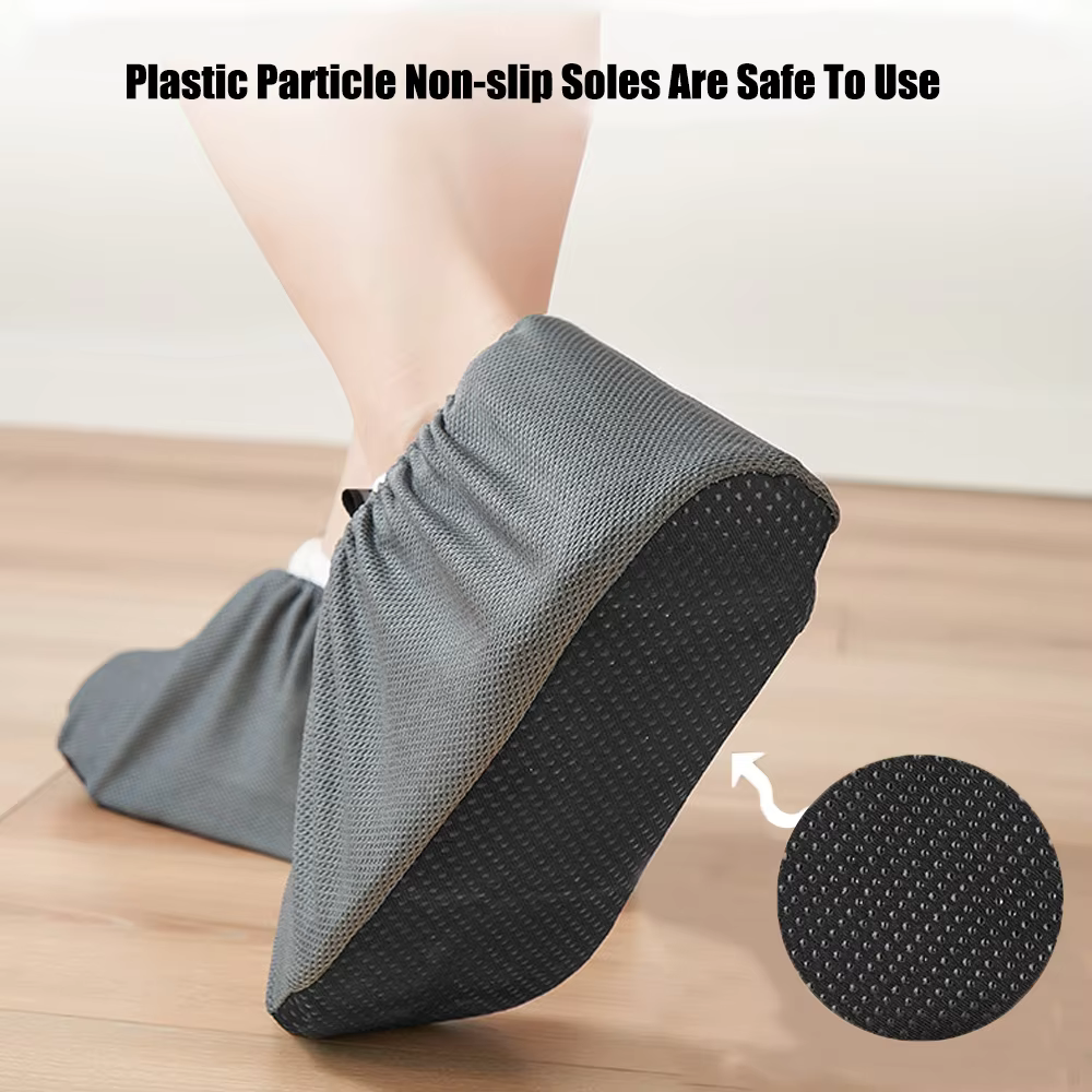 Couvre-chaussures antidérapants pour la maison, anti-poussière, réutilisables, pour bottes de pluie, pour hommes et femmes, accessoires d'intérieur lavables
