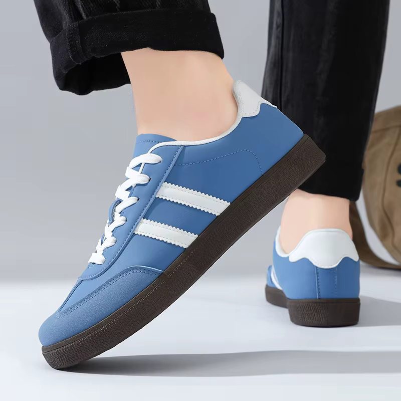 Baskets jaunes style streetwear pour hommes