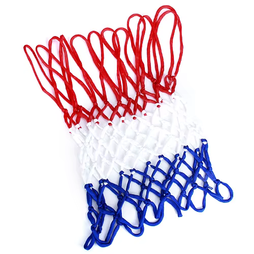 Filet de panier de basket-ball en nylon standard, aide à la formation de cerceau de jante, 3 couleurs