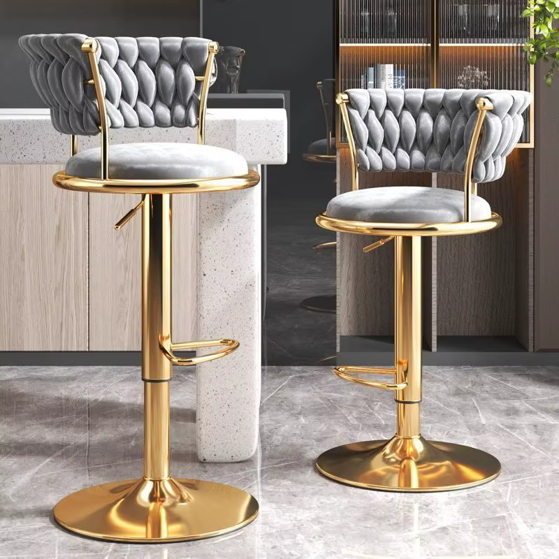 Chaise de Bar moderne simple, tabouret de levage surélevé, tabouret de bar haut pour la maison, chaise de bar pour page de caisse
