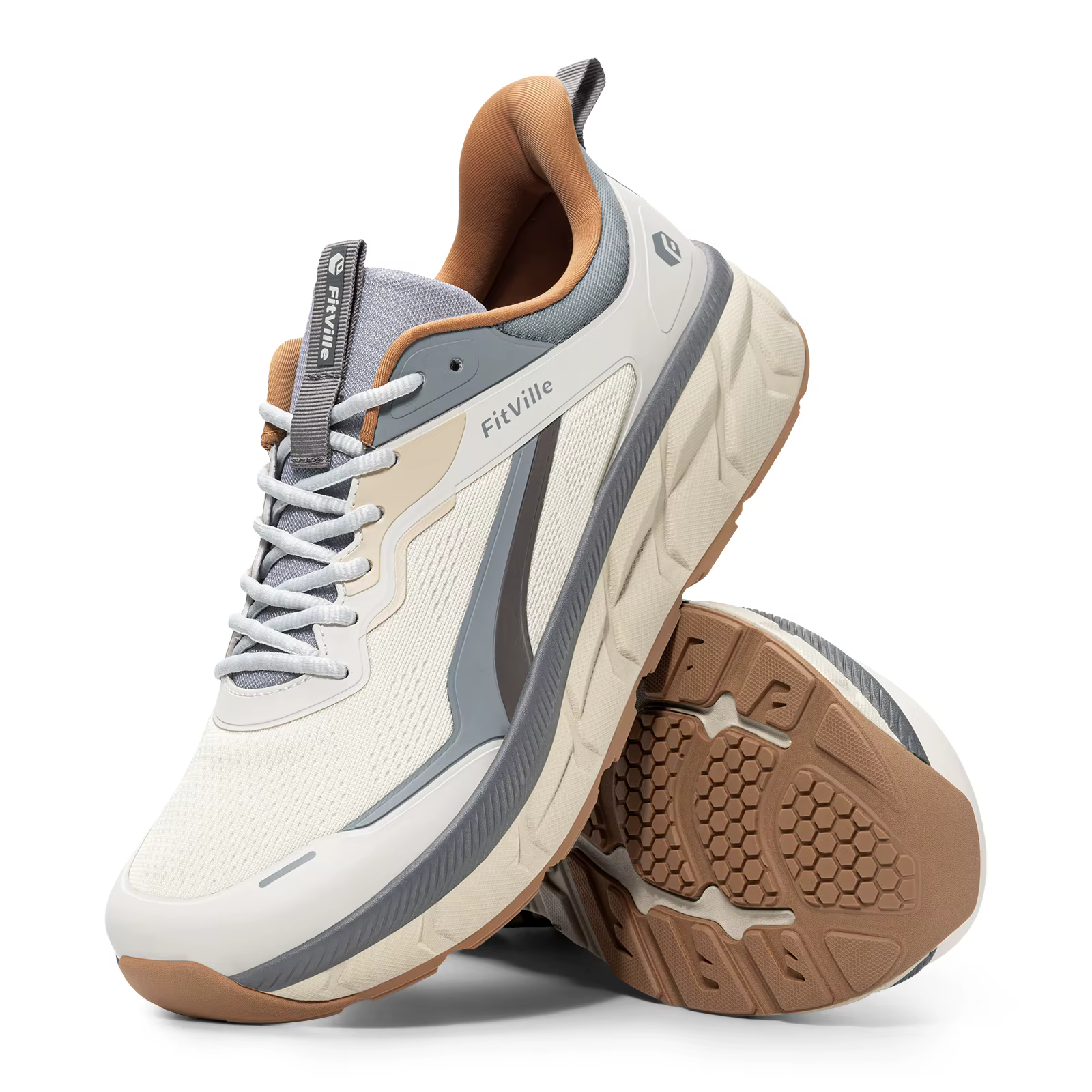 Fittington chaussures de marche larges pour hommes