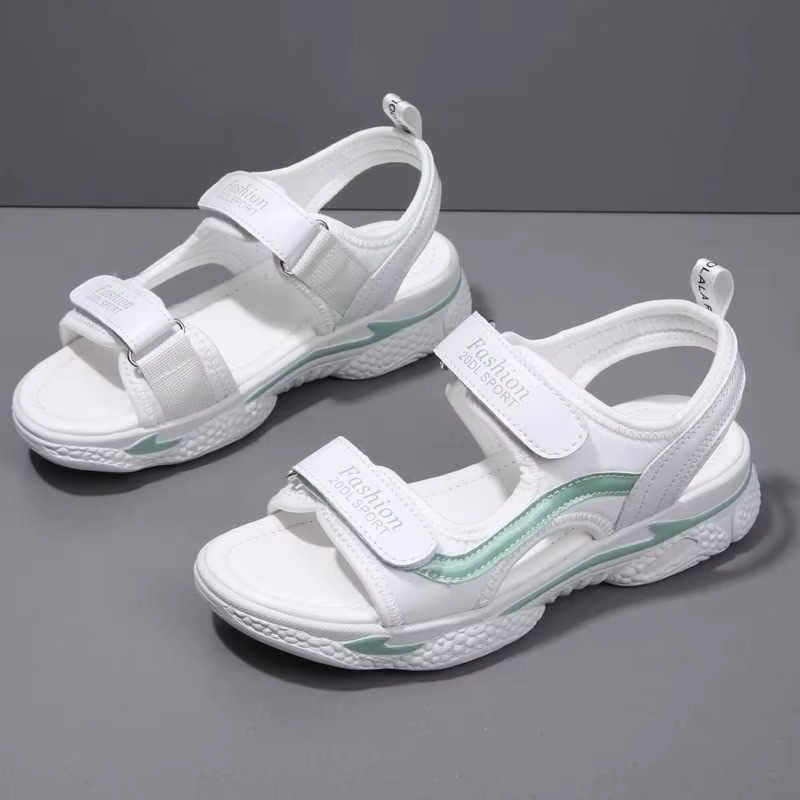 Femme chaussures plate-forme extérieure sandales en cuir pour femmes plage quotidien VIP Chic et élégant en gros confortable été 2025 H chaussure