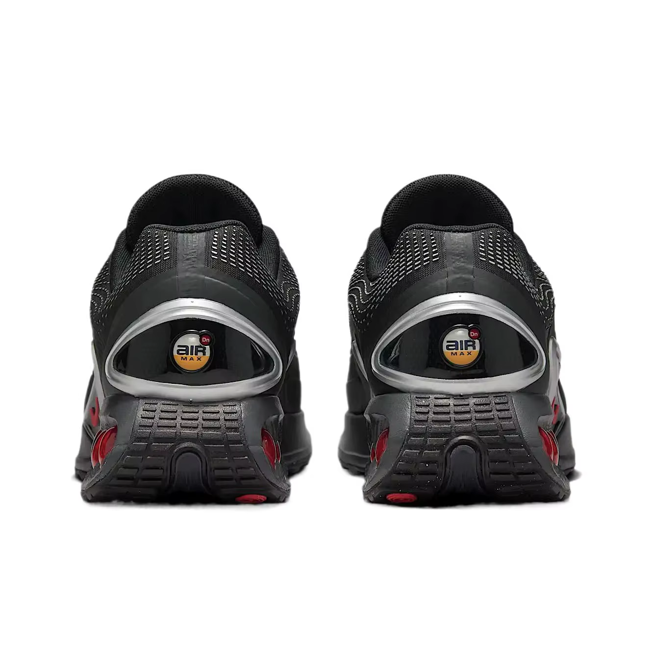 Nike Air Max Dn Low top Chaussures de course décontractées pour hommes Noir Rouge DV3337-016