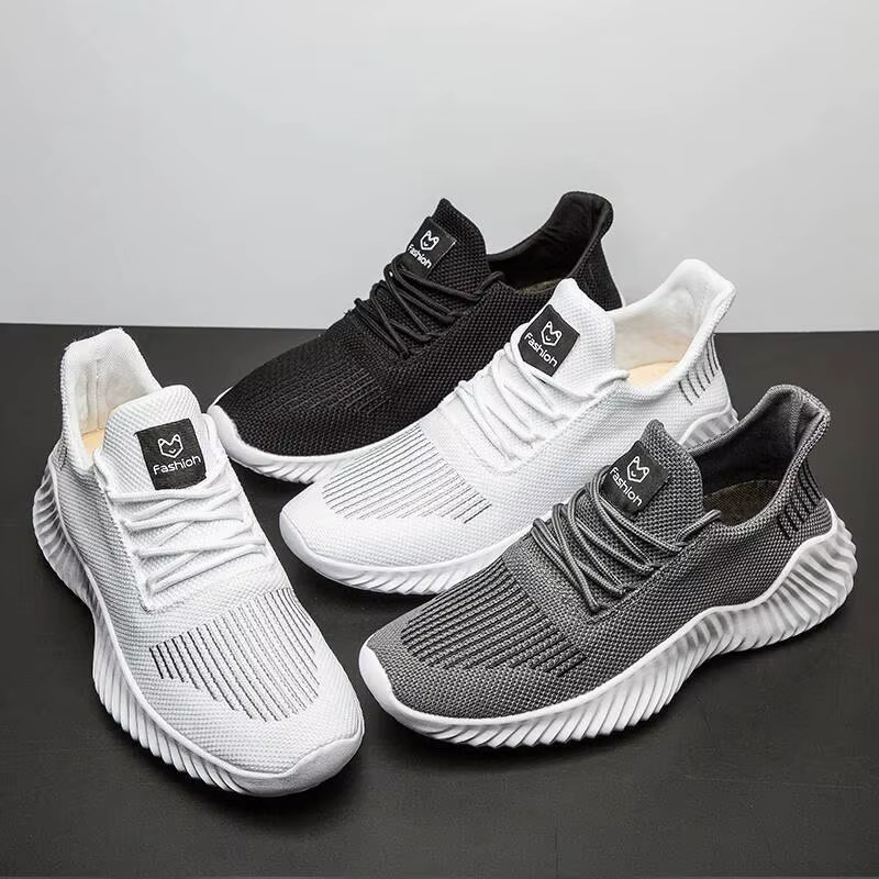 Baskets pour hommes chaussures de marche blanches