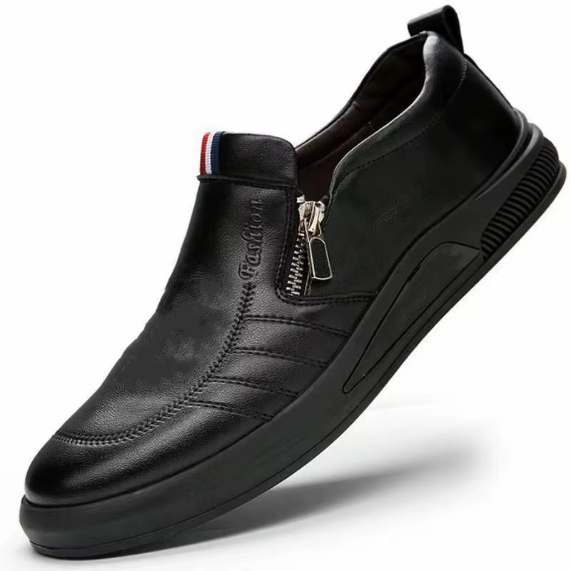 Chaussures décontractées en cuir PU pour hommes