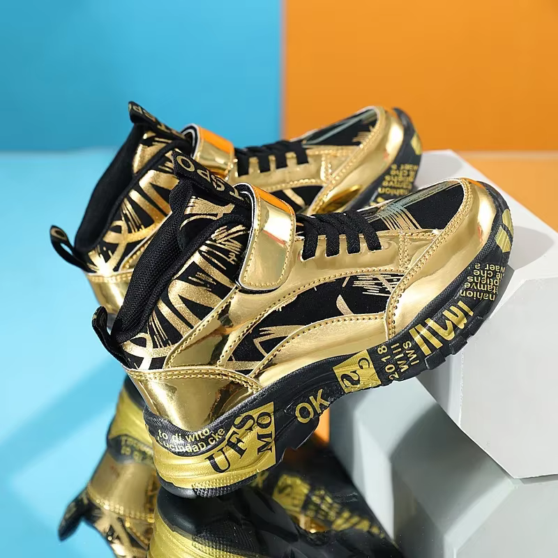 Nouveaux enfants baskets pour garçons en cuir chaussures de sport de course