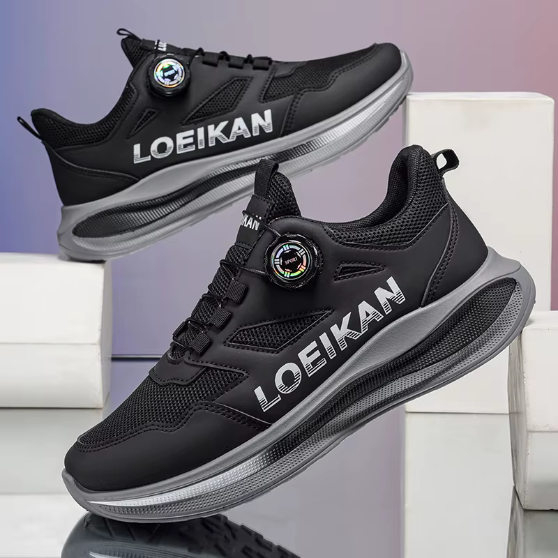 Chaussures de sport à boucle rotative pour hommes