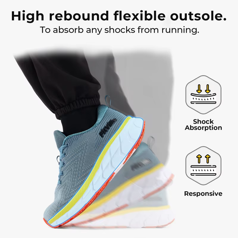Chaussures pour hommes FitVille à bout large