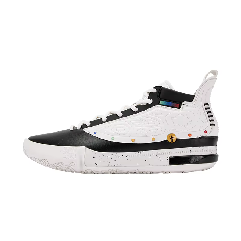 361 degrés Joker 1 hommes chaussures de basket-ball Combat résistant à l'usure rebond anti-dérapant Performance Stable baskets hautes 672541101F