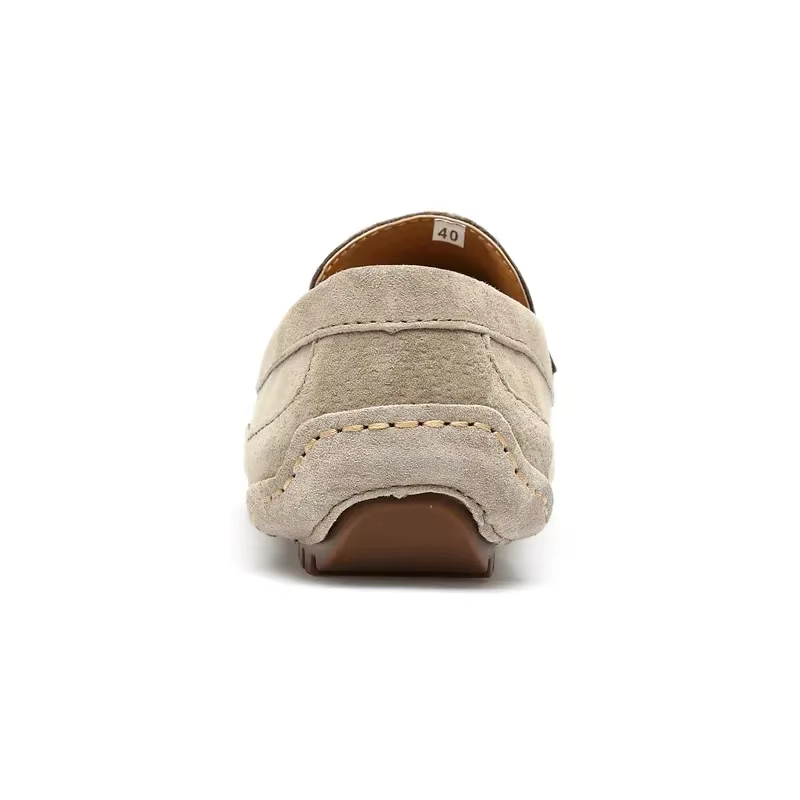 Mocassins en cuir suédé pour hommes