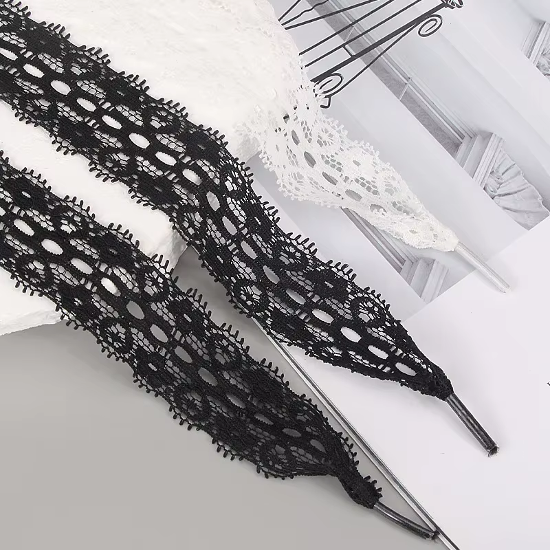1 paire 100CM/120CM/140CM longueur toile Sneaker extérieur chaussure lacet plat dentelle fantaisie lacets
