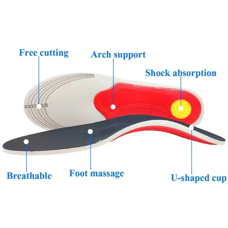 Semelles orthopédiques EVA pour chaussures pour hommes