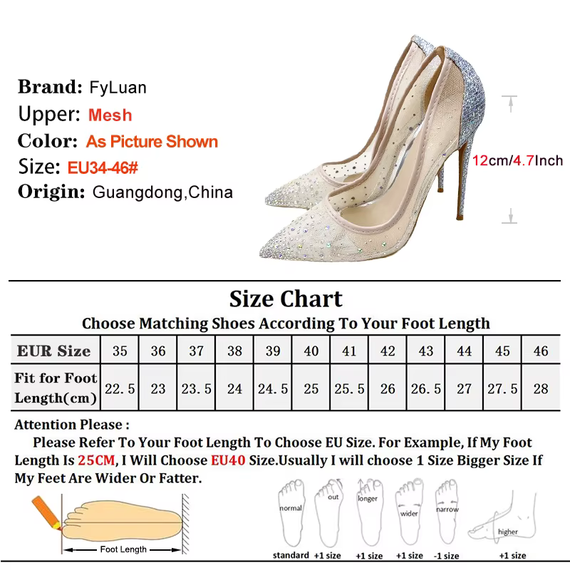 Chaussures simples en maille respirante avec strass pour femmes