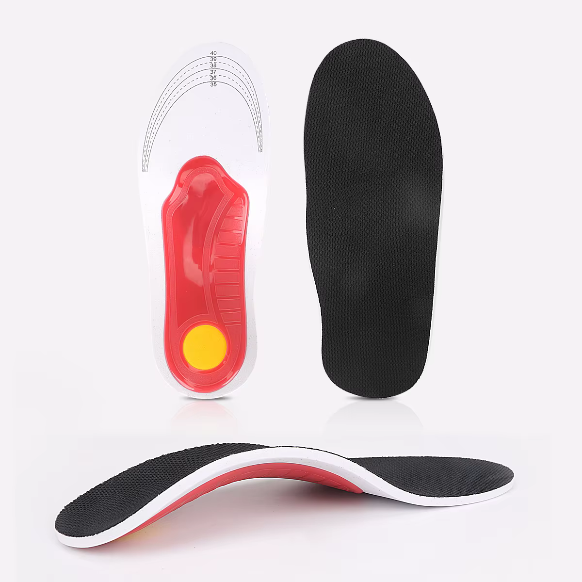 Semelles orthopédiques pour hommes et femmes pour fasciite plantaire