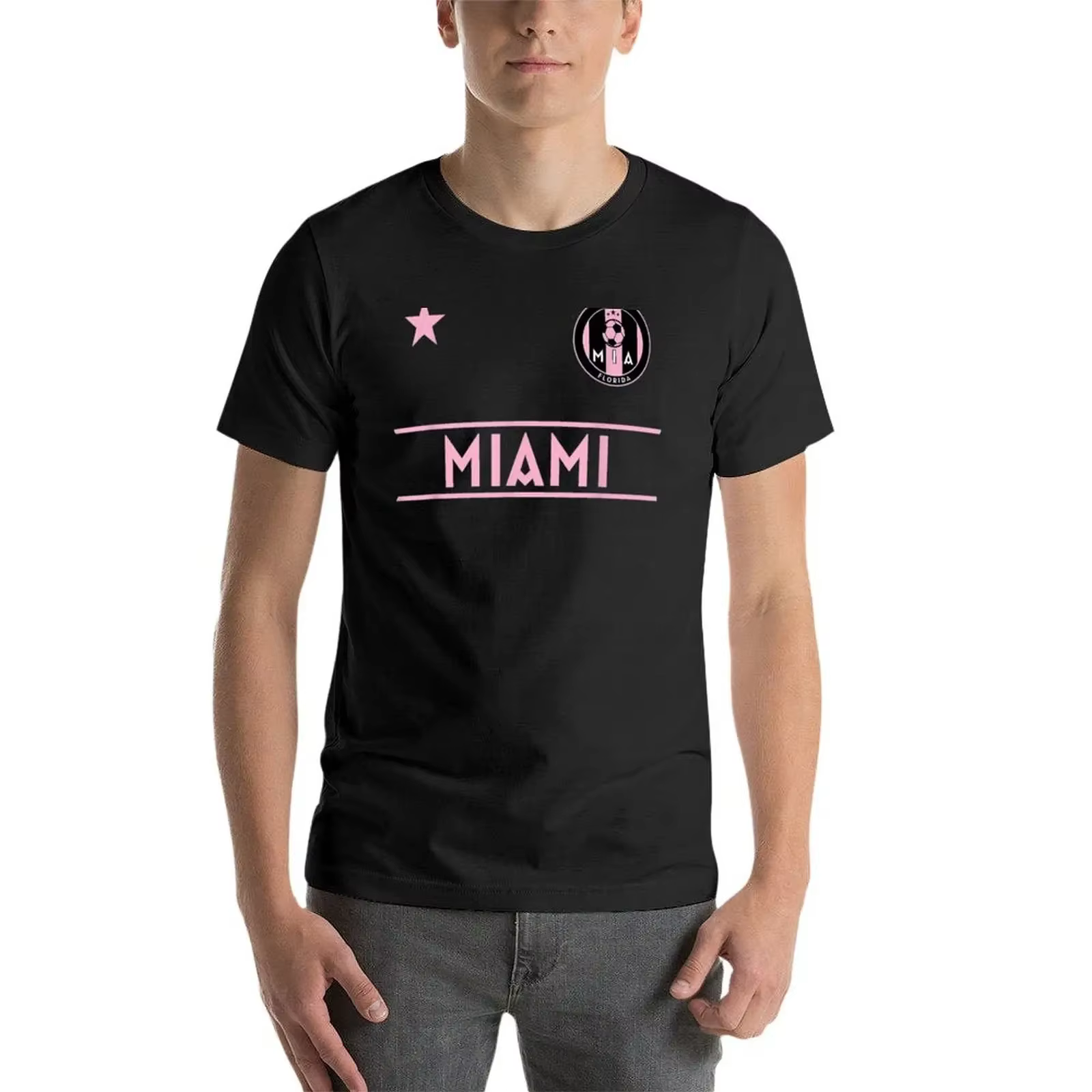 MIAMI-Maillot de football pour hommes, design de fan original, T-shirt Mini Danemark g, vêtements mignons, t-shirts Anime surdimensionnés, t-shirts unis