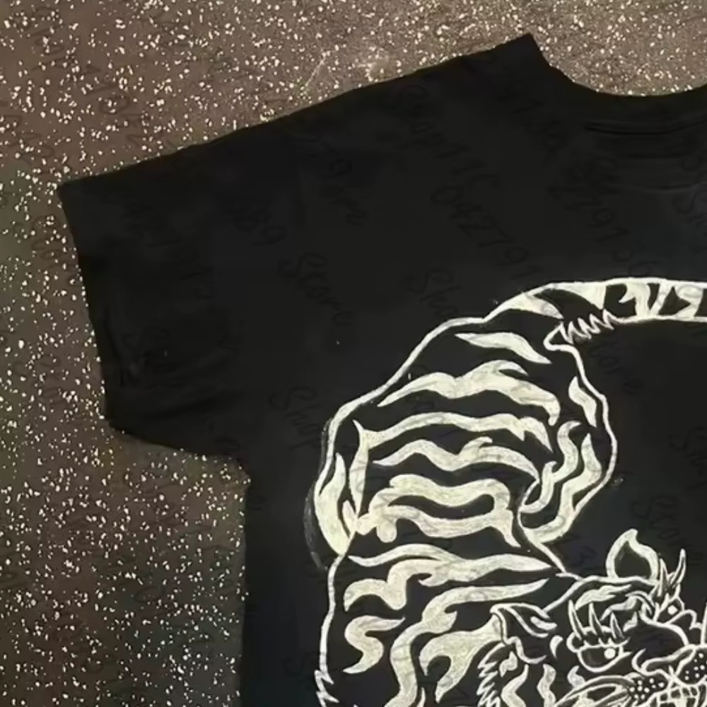 Hauts gothiques des années 2000, vêtements grunge pour femmes, vêtements pour femmes, crop top, t-shirts graphiques emo pour femmes, t-shirts courts pour femmes, Y2k Goth