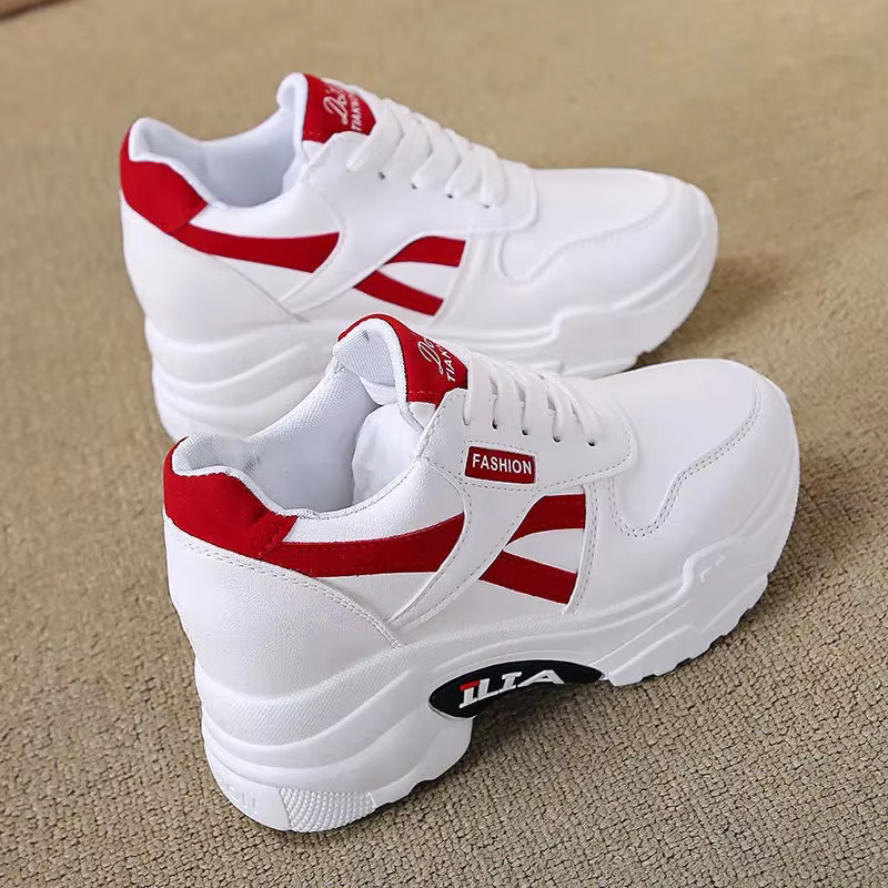 Baskets femmes plate-forme augmentation intérieure chaussures femme