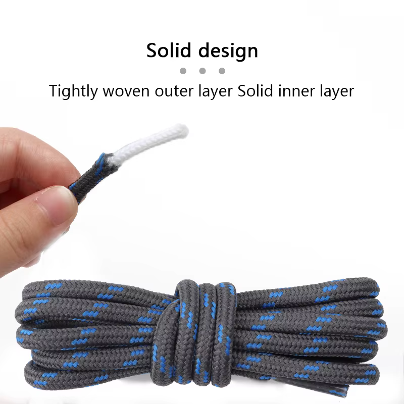 1 paire de lacets ronds en Polyester Durable