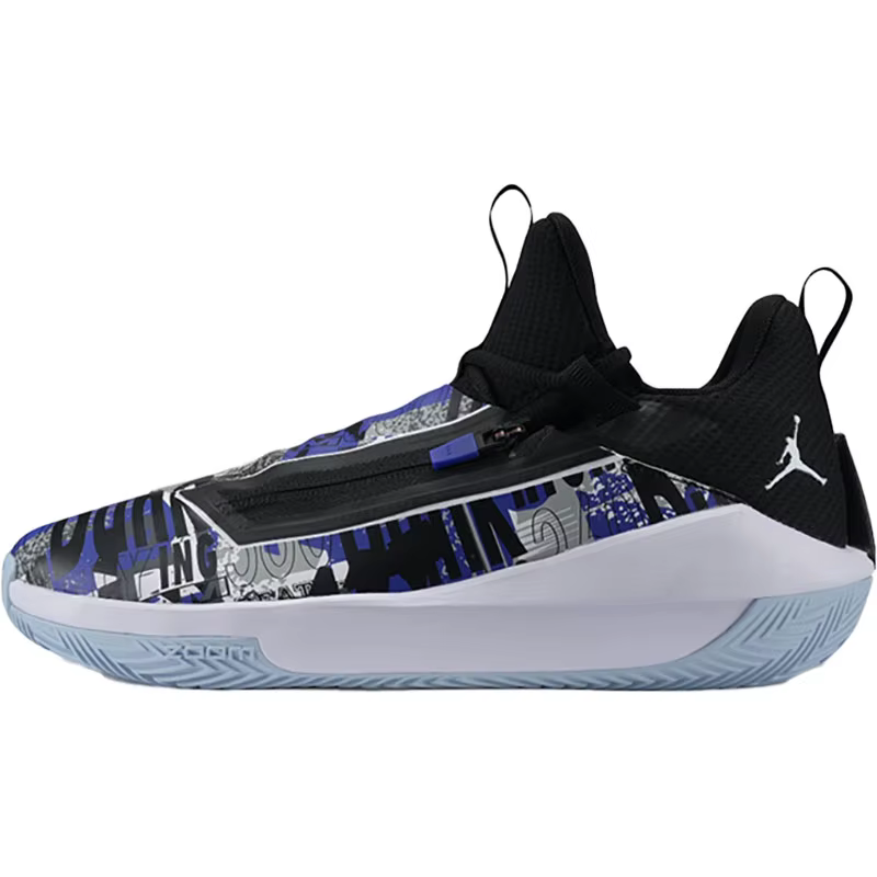 Nike officiel véritable Jordan Jumpman Hustle PF chaussures de basket-ball pour hommes AQ0394