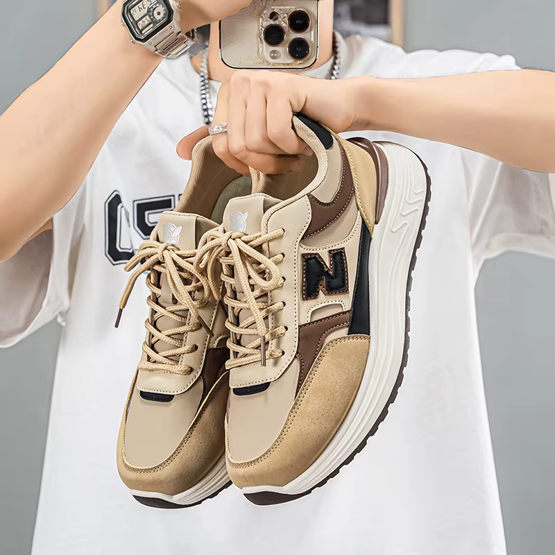 Baskets tendance pour hommes 2026 – Chaussures de sport décontractées et respirantes résistantes à l'usure pour l'extérieur et le skateboard