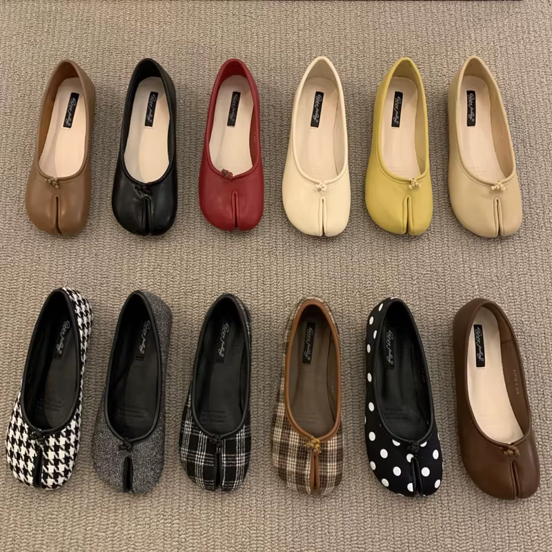 Chaussures de style japonais Tabi Ninja pour femmes