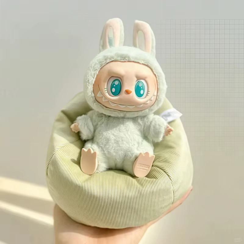 Labubu poupée canapé pour Labubu Mini paresseux canapé-lit V1 V2 V3 bricolage vêtements accessoires mignon poupée coussin jouet pour enfants cadeau