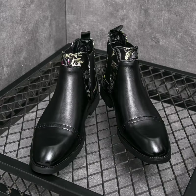 StephanBoots-Chaussures de travail brodées pour hommes