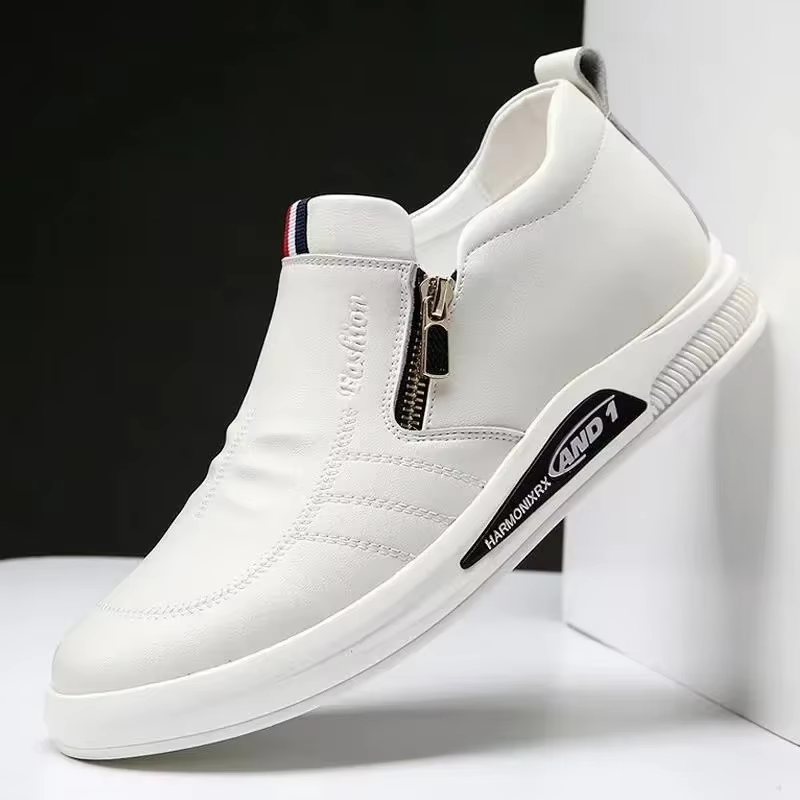 Chaussures décontractées en cuir PU pour hommes