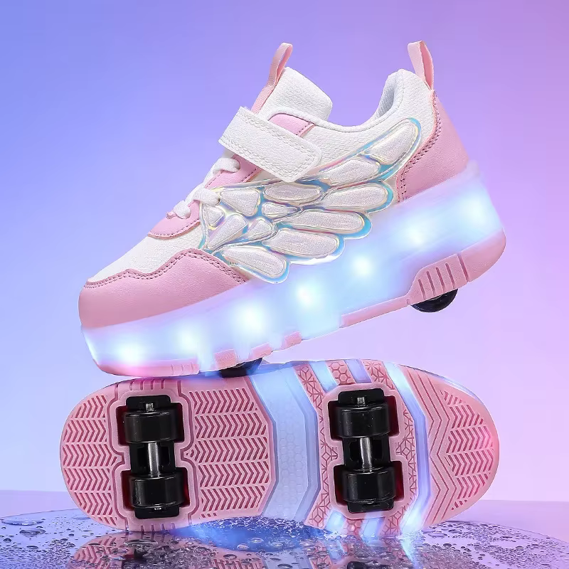 Chaussures de marche à quatre roues améliorées