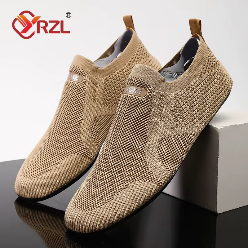 YRZL chaussures pour hommes marche tricot