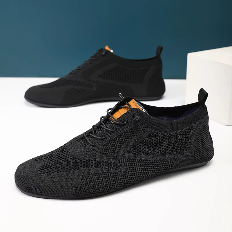 Chaussures Plates en Maille pour Homme