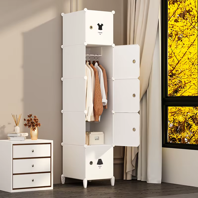 Chambre enfants armoire détachable stockage esthétique pliant garde-robe petit Portable Guarda Roupas Portatil E Dobravel meubles