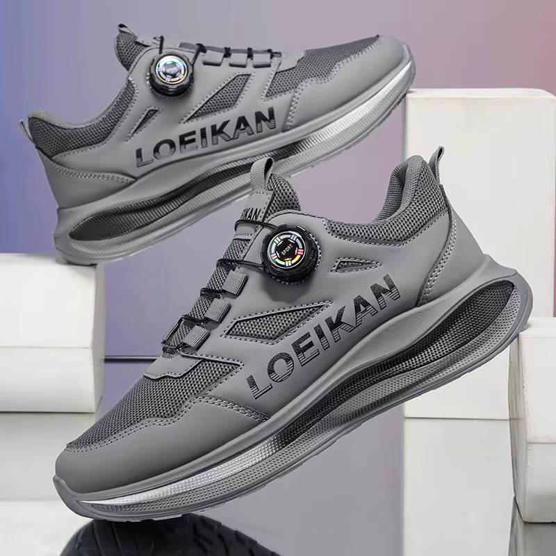 Chaussures de sport à boucle rotative pour hommes