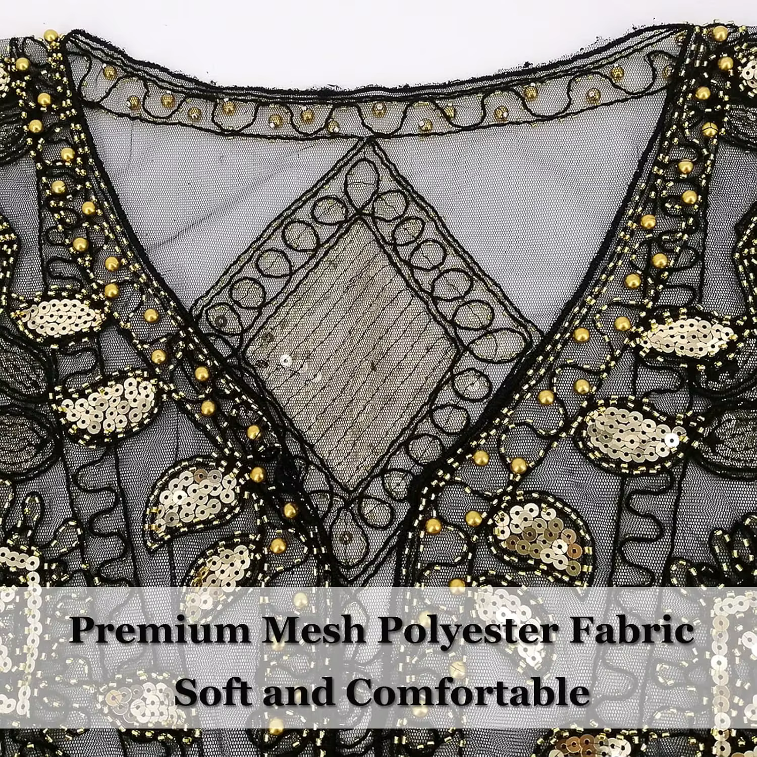 Châles pour femmes des années 1920, châles de mariée à paillettes et perles, cape de soirée style Charleston