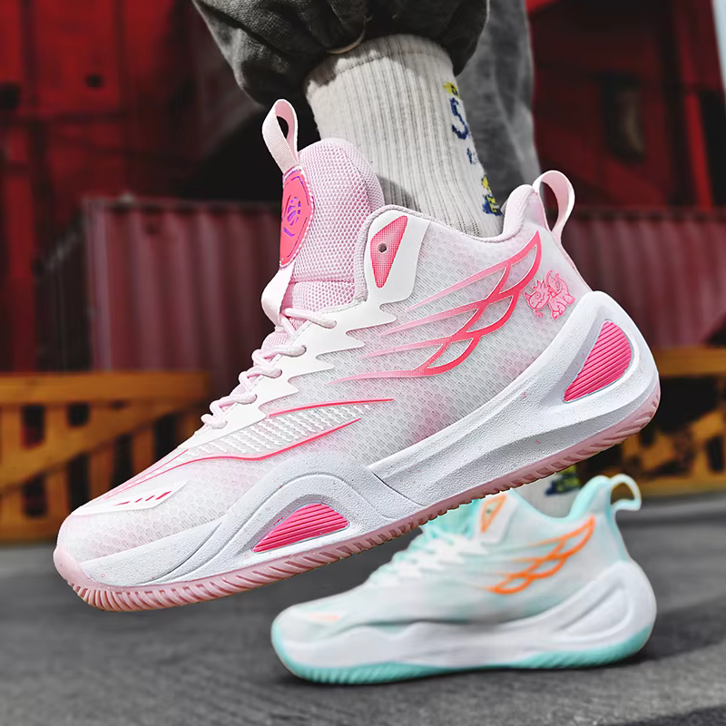 Chaussures de basket-ball pour hommes et femmes, baskets athlétiques unisexes pour l'extérieur, respirantes, légères, antidérapantes, de haute qualité