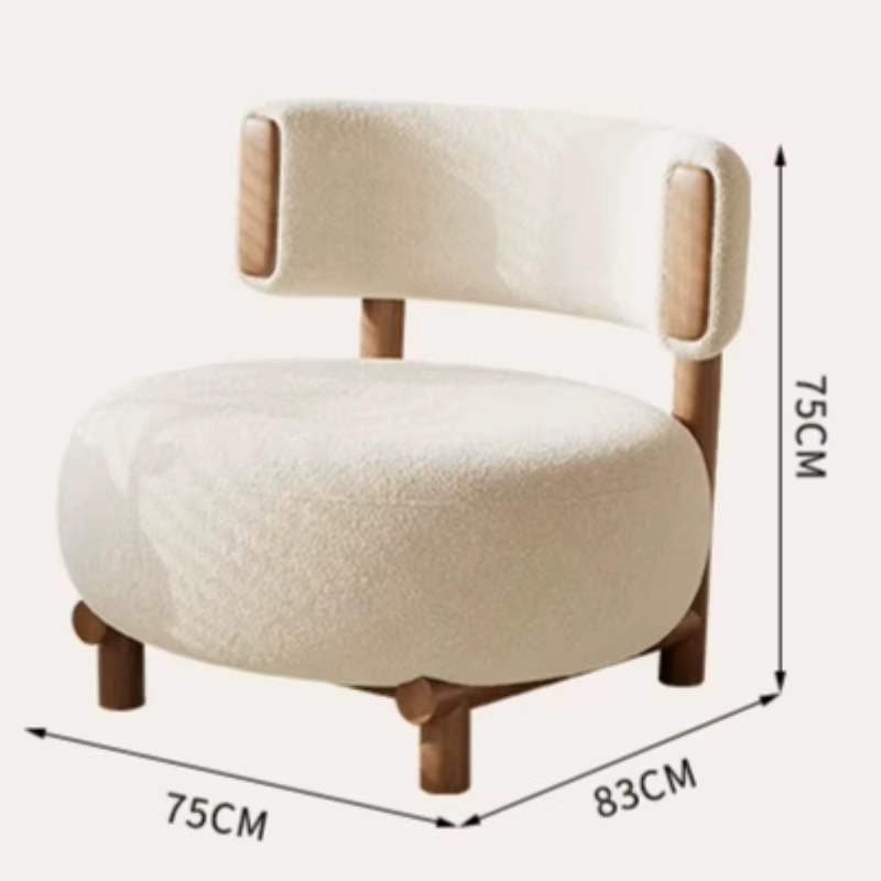 Fauteuils de salon modernes et confortables, chaises douces et mignonnes pour la salle à manger, fauteuils de bureau nordiques relaxants, mobilier de maison
