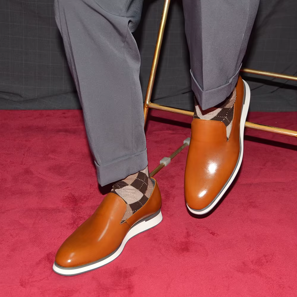 Chaussures Classiques Homme en Cuir Véritable Entier