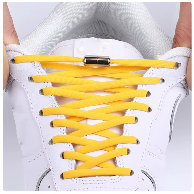 Lacets élastiques baskets Options colorées sans cravate lacet pour sport