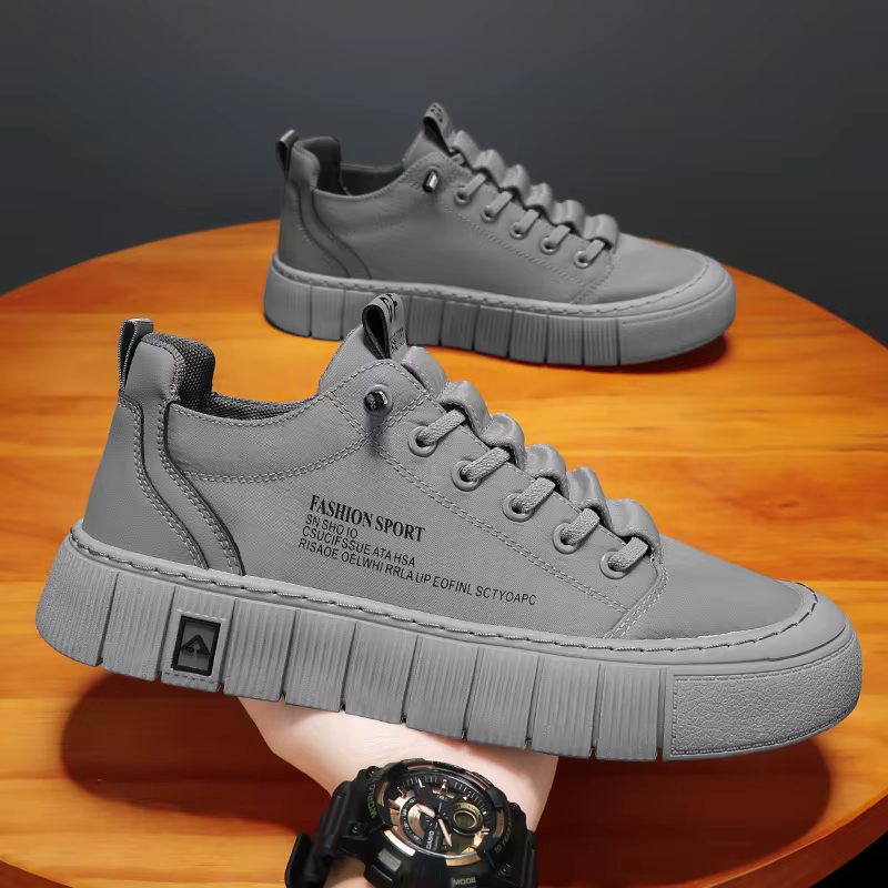 Vert hommes chaussures décontractées glace soie toile