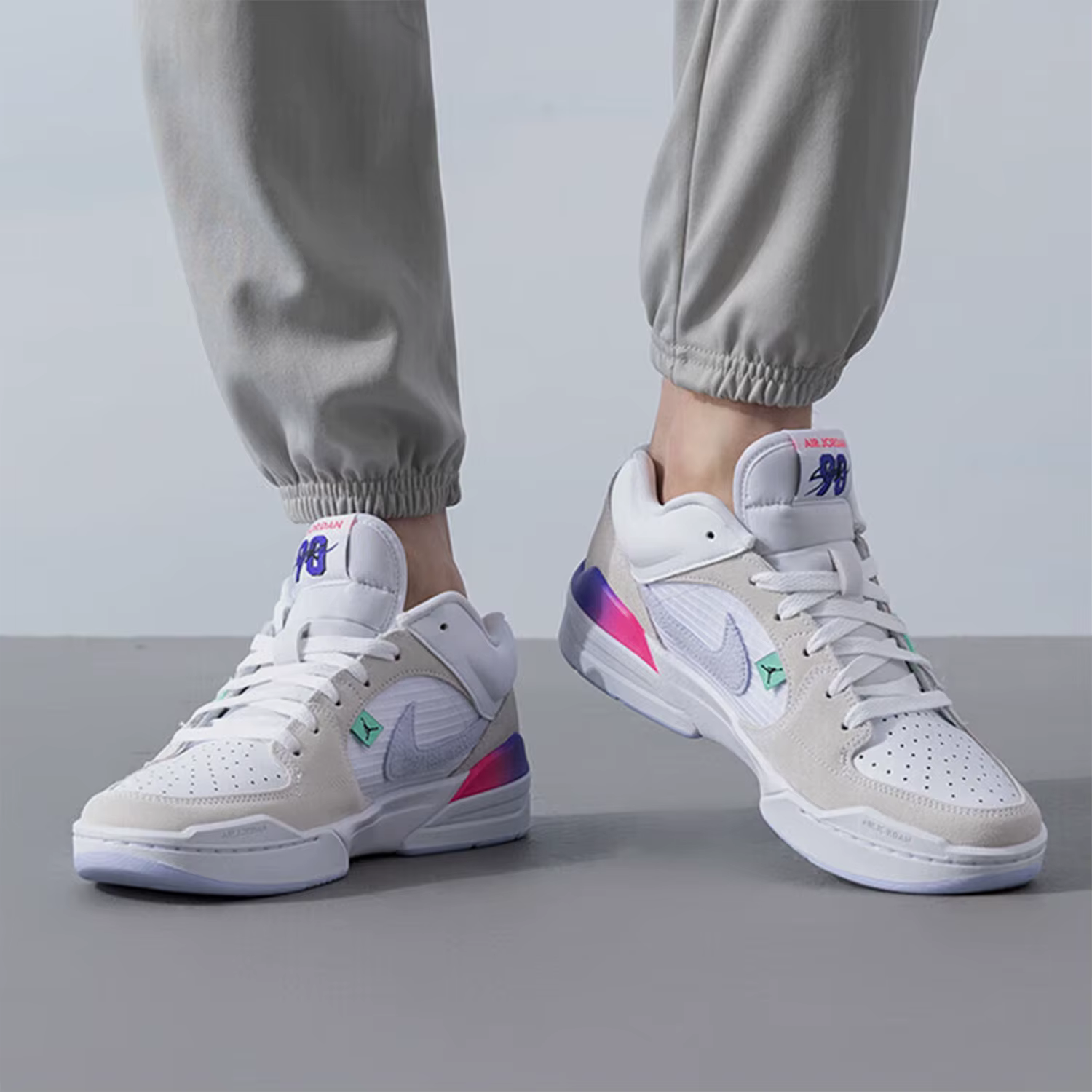 Nike officiel véritable nouveau hommes rétro respirant rembourré chaussures décontractées HF5756-151