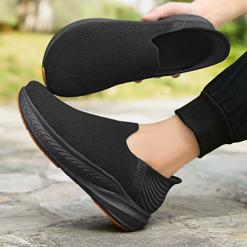 Chaussures de sport décontractées pour hommes à bout large