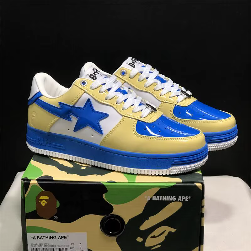 Nouvelles baskets de sport BAPE (BATHING APE) unisexe Low STA Shark Vibe BapeGoose pour le skateboard et la marche en extérieur 2026