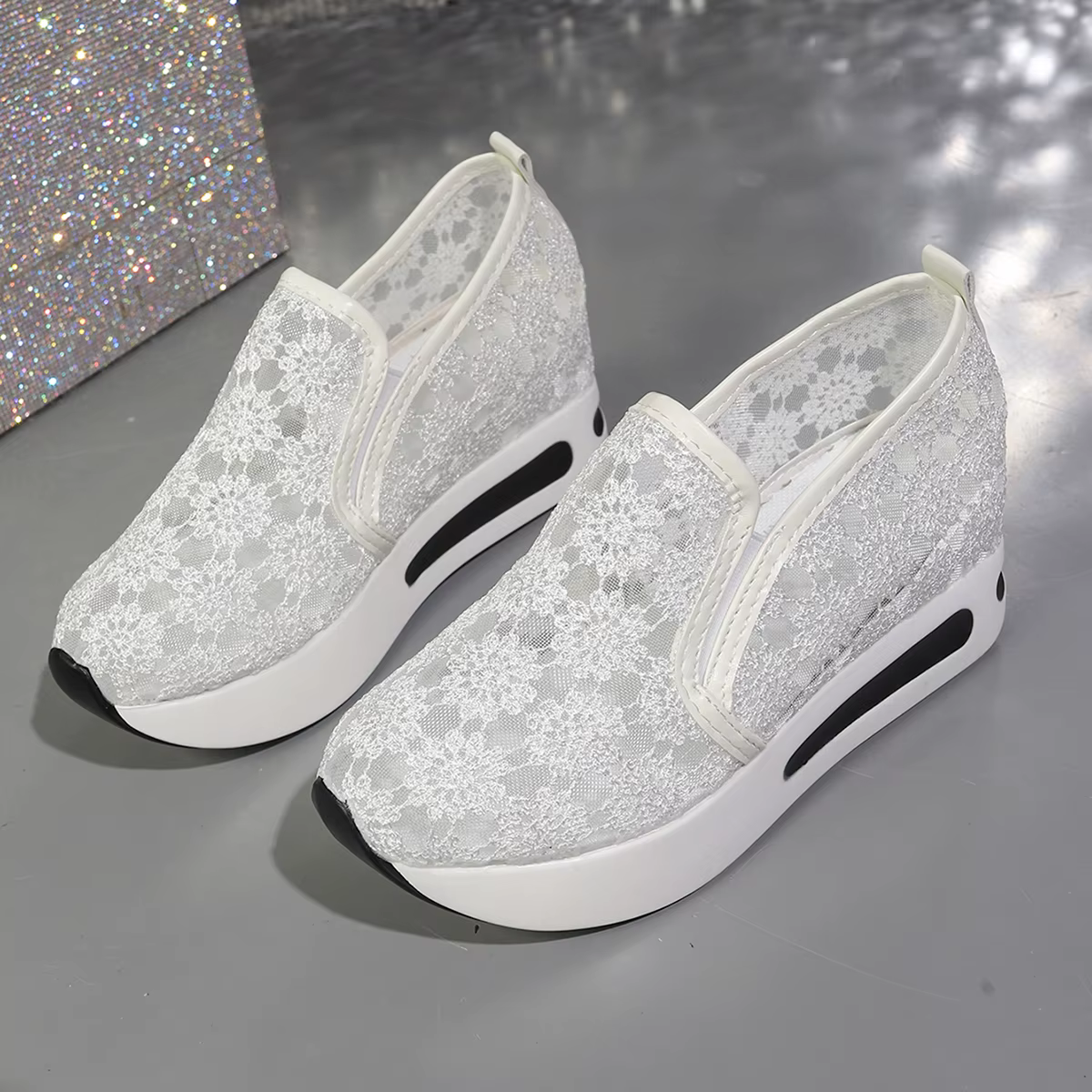 2025 femmes baskets légères sport Slip-on chaussures plates décontractées