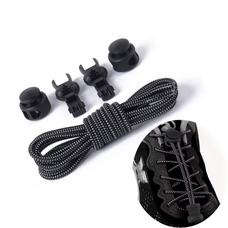 1 paire de lacets pour baskets élastiques sans cravate