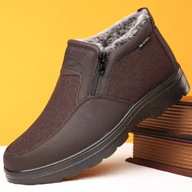 Bottes de neige imperméables coordonnantes pour hommes