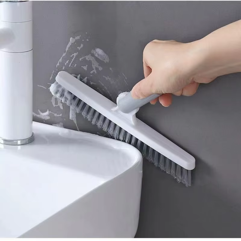 Brosse de sol pour la maison, brosse de couture pour carrelage de salle de bains, vadrouille pour crevases d'angle, sans espace mort, brosse pour carrelage à rainure
