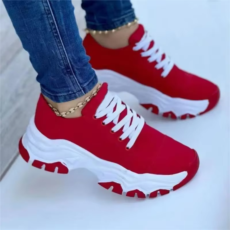 Femmes chaussures vulcanisées plate-forme