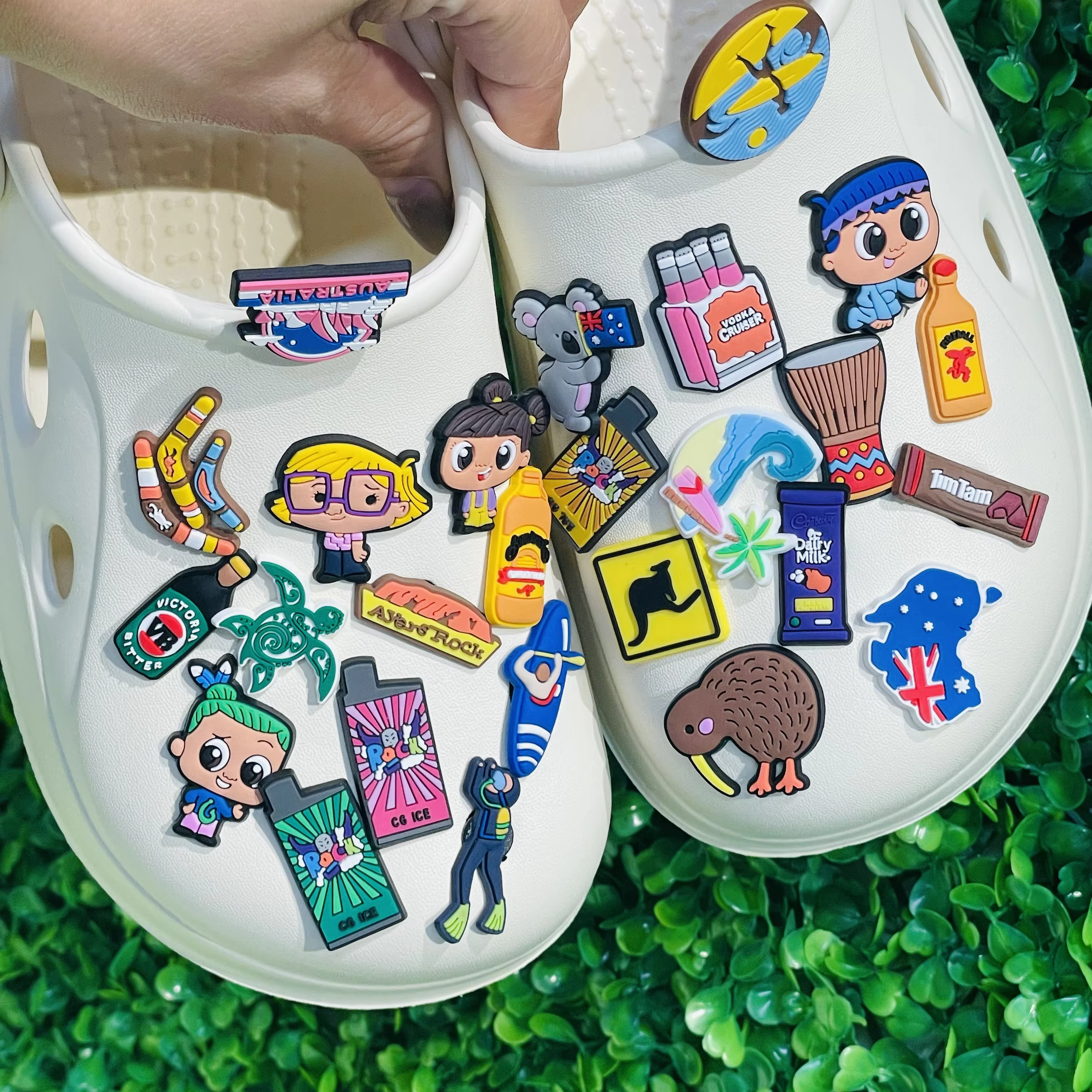 Breloques de chaussures en PVC