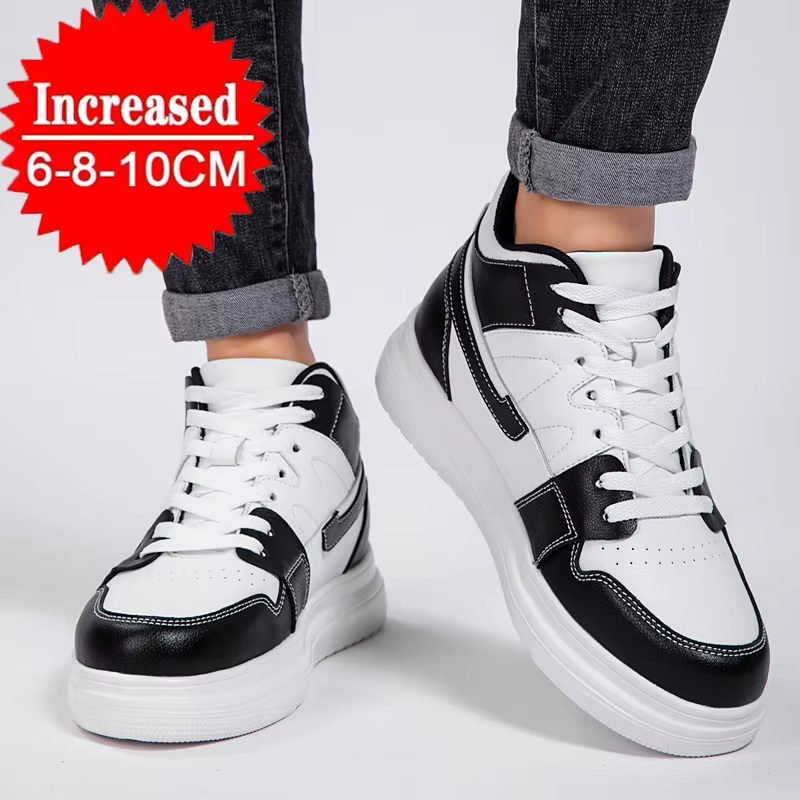 2025 hommes chaussures d'ascenseur invisible rehaussement baskets
